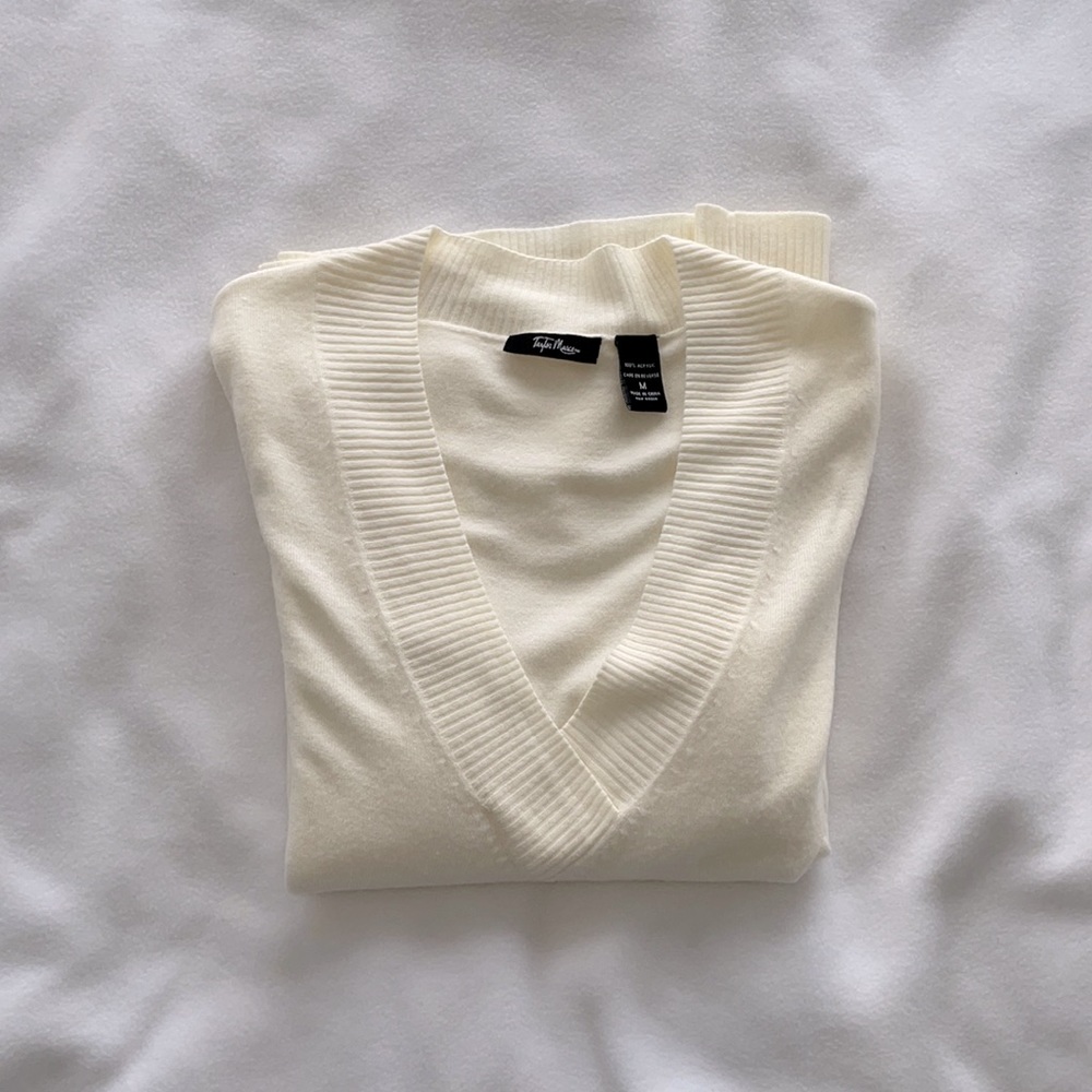 Taylor Marcs Sweater Ivory View 2